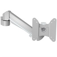 Elevate Monitor Arm 55 - 3-8 kg, gasfjädrad, skenmonterad, silver